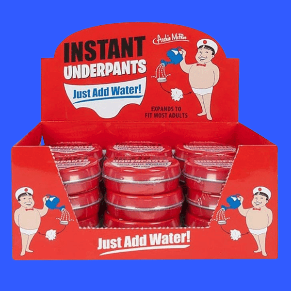 Emergency Underpants in a Tiny Capsule. Just Add Water. You're Welcome. (Copy) (Copy)